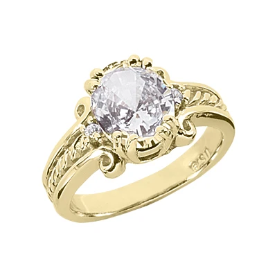 18K White Gold Ladies Diamond Ring 3.05ct 2 18K White Gold Ladies Diamond Ring 3.05ct - Image 2