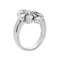 18K White Gold Right Hand Diamond Ladies Ring 1.30ct -The King Of Accessories 18k gold right hand diamond ladies ring 130ct p 31419 back white 20220426