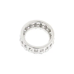 18K White Gold Round Diamond Circle Of Love Pendant 0.32ct 9 18K White Gold Round Diamond Circle Of Love Pendant 0.32ct -The King Of Accessories 18k gold round diamond circle of love pendant 032ct p 5663 backwh