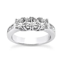 18K White Gold Round Diamond Engagement Ring Set 2.20ct -The King Of Accessories 18k gold round diamond engagement ring set 220ct p 30257 additional white 2