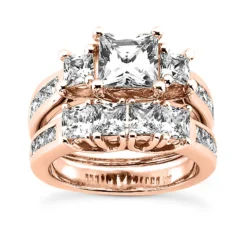 18K White Gold Round Diamond Engagement Ring Set 2.20ct -The King Of Accessories 18k gold round diamond engagement ring set 220ct p 30257 rose 20220420 20220426