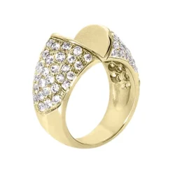 18K White Gold Round Diamond Ladies Ring 1.70ct -The King Of Accessories 18k gold round diamond ladies ring 170ct p 32964 back yellow 20220426
