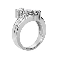 18K White Gold Round Diamond Right Hand Women's Ring 0.93ct 6 18K White Gold Round Diamond Right Hand Women's Ring 0.93ct -The King Of Accessories 18k gold round diamond right hand womens ring 093ct p 31611 back white 20220420 20220426