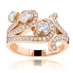 18K Yellow Gold Round Diamond Right Hand Women's Ring 1.17ct 8 18K Yellow Gold Round Diamond Right Hand Women's Ring 1.17ct -The King Of Accessories 18k gold round diamond right hand womens ring 117ct p 31591 ro