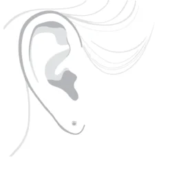 18K White Gold Solitaire Round Diamond Stud Earrings 0.25ct 10 18K White Gold Solitaire Round Diamond Stud Earrings 0.25ct -The King Of Accessories 18k gold solitaire round diamond stud earrings 025ct bodwh