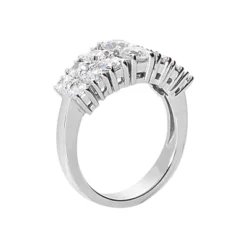 18K White Gold Women's Diamond Ring 2ct 9.6mm -The King Of Accessories 18k gold womens diamond ring 2ct p 32734 back white 20220426