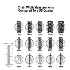 Sterling Silver 2 Row Diamond Bracelet 0.40ct -The King Of Accessories Chains Sizing Comparison Coin 7