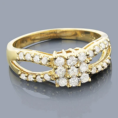 Affordable Diamond Engagement Ring 0.83ct 14K Yellow Gold 1 Affordable Diamond Engagement Ring 0.83ct 14K Yellow Gold