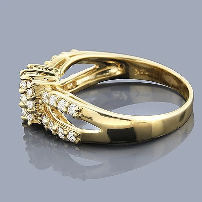 Affordable Diamond Engagement Ring 0.83ct 14K Yellow Gold 2 Affordable Diamond Engagement Ring 0.83ct 14K Yellow Gold - Image 2