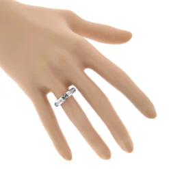 Baguette Diamond Engagement Ring Mounting 0.3ct 14K White Gold Setting -The King Of Accessories baguette diamond engagement ring mounting 03ct 14k gold setting 9