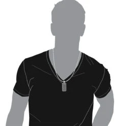 2 Inch Men's Black Diamond Dog Tag Pendant 14K White Gold 7.5ct -The King Of Accessories black diamond dog tag pendant 14k 750ct p 44068 body white