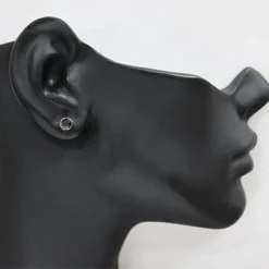 Black Diamond Earring Stud 0.50ct 14K White Gold -The King Of Accessories black diamond earring stud 050ct 14k gold p 46798bod