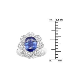 Blue Sapphire And Diamond Cocktail Ring For Women 18K White Gold 4.5ct 15 Blue Sapphire And Diamond Cocktail Ring For Women 18K White Gold 4.5ct -The King Of Accessories blue sapphire and diamond cocktail ring for women in 18k gold 45ct 803171 rulerwh