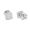 Classic Diamond Stud Earrings 0.11ct 10K White Gold