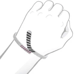 Custom Made 14K White Gold Hockey Stick Rubies White Black Diamond Bangle Bracelet 10 Custom Made 14K White Gold Hockey Stick Rubies White Black Diamond Bangle Bracelet -The King Of Accessories custom made 14k gold hockey stick rubies white black diamond bangle bracelet 100033 bodwh