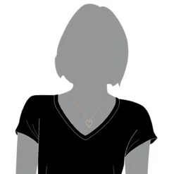 Designer 14 Karat 14K Rose Gold Diamond Heart Pendant 0.63ct -The King Of Accessories designer 14 karat gold diamond heart pendant 063ct p 6243 bodro