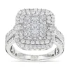 Designer 2.40ct Diamond 14K White Gold Diamond Ring