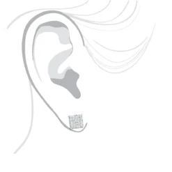 Designer Diamond Stud Earrings For Less 1.75ct 14K White Gold -The King Of Accessories designer diamond stud earrings for less 190ct 14k gold bodwh