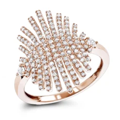 Designer Right Hand Diamond Ring 0.6ct 14K White Gold -The King Of Accessories designer right hand diamond ring 066ct 14k gold ro