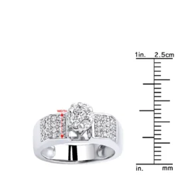 Affordable Pre-Set Diamond Engagement Ring 14K White Gold .75 16 Affordable Pre-Set Diamond Engagement Ring 14K White Gold .75 -The King Of Accessories diamond engagement rings 14k pre set diamond ring 75 p 6807 rulerwh