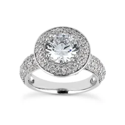 Diamond Platinum Engagement Ring 1.89ct