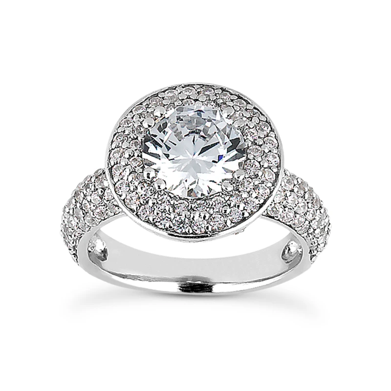 Diamond Platinum Engagement Ring 1.89ct 1 Diamond Platinum Engagement Ring 1.89ct