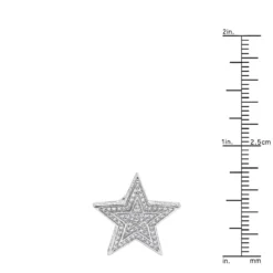 Large Diamond Star Earrings 0.20ct Sterling Silver 7 Large Diamond Star Earrings 0.20ct Sterling Silver -The King Of Accessories diamond star earrings 020ct sterling silver p 47922 rulerwh