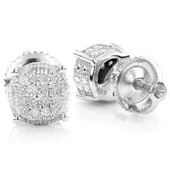 Diamond Stud Earrings 0.25ct Sterling Silver