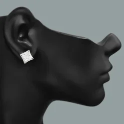 Diamond Stud Earrings In Sterling Silver 0.33ct 5 Diamond Stud Earrings In Sterling Silver 0.33ct -The King Of Accessories diamond stud earrings in sterling silver 033ct p 49439bod