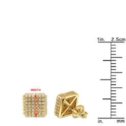 Pave Diamond Stud Earrings Under 300 - 10K White Gold Square Studs 0.33ct 22 Pave Diamond Stud Earrings Under 300 - 10K White Gold Square Studs 0.33ct -The King Of Accessories diamond stud earrings under 300 10k gold studs 029ct rulerye