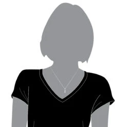 18K White Gold Double Cluster Diamond Pendant 0.49ct By Luccello 9 18K White Gold Double Cluster Diamond Pendant 0.49ct By Luccello -The King Of Accessories double cluster diamond pendant 049ct 18k luccello jewelry bodwh