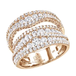 Exquisite 14K White Gold Diamond Cocktail Ring For Women By Luxurman 2.75ct 8 Exquisite 14K White Gold Diamond Cocktail Ring For Women By Luxurman 2.75ct -The King Of Accessories exquisite 14k gold diamond cocktail ring for women by luxurman 275ct ro