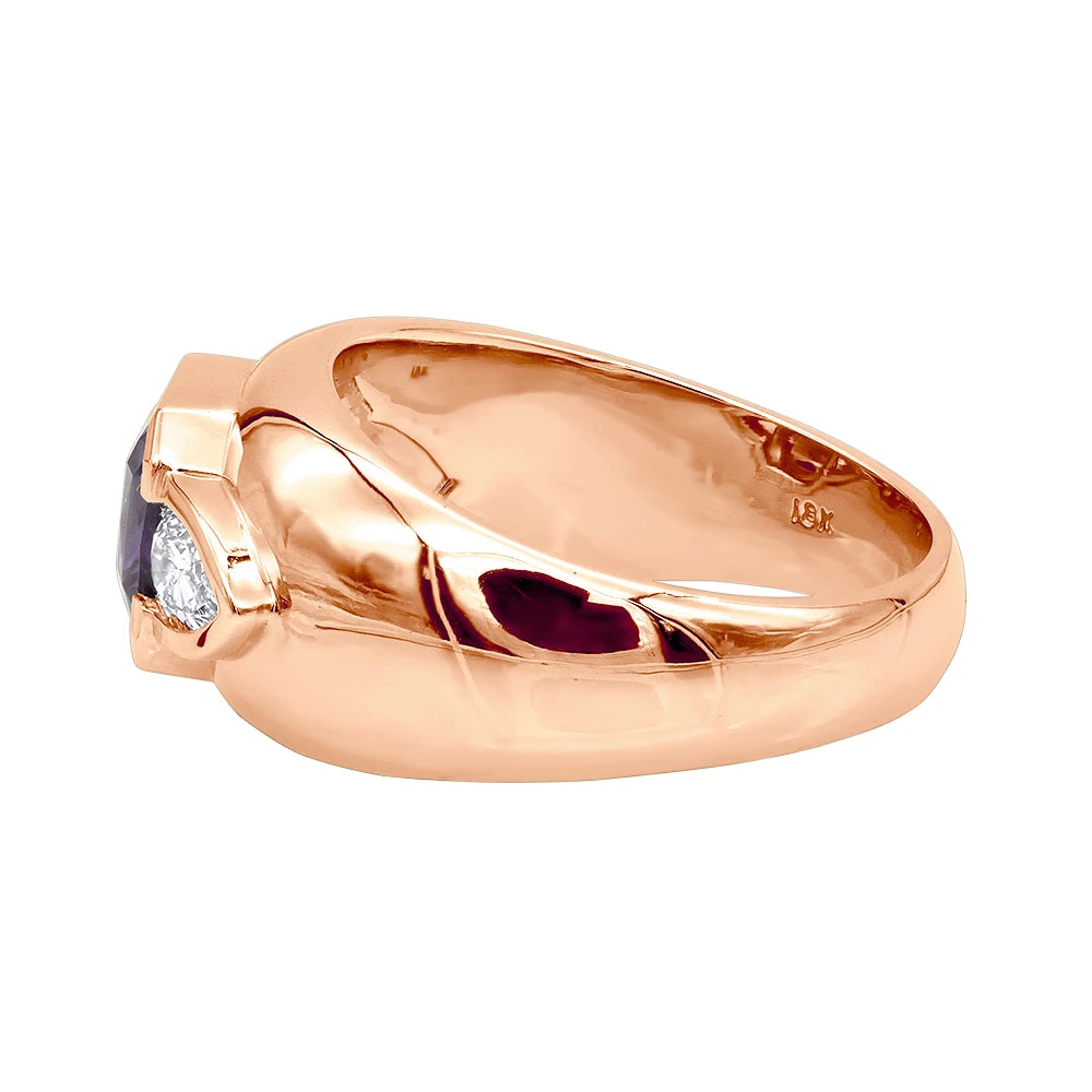 Gemstone Cocktail Rings Ladies Diamond And Amethyst Ring 18K White Gold 2.2ct 6 Gemstone Cocktail Rings Ladies Diamond And Amethyst Ring 18K White Gold 2.2ct - Image 6