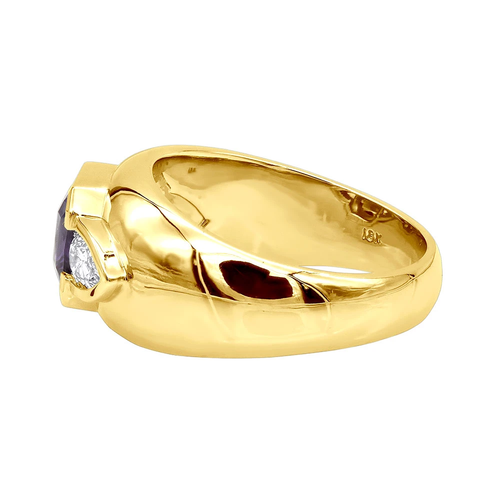 Gemstone Cocktail Rings Ladies Diamond And Amethyst Ring 18K White Gold 2.2ct 5 Gemstone Cocktail Rings Ladies Diamond And Amethyst Ring 18K White Gold 2.2ct - Image 5