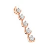 Ladies Diamond 14K Rose Gold Journey Jewelry Collection Item 0.5ct