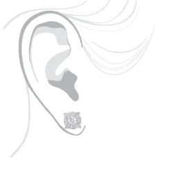 Halo 14K White Gold Cluster Diamond Earrings Studs For Men Or Women 3/4ct 10 Halo 14K White Gold Cluster Diamond Earrings Studs For Men Or Women 3/4ct -The King Of Accessories halo 14k gold cluster diamond earrings studs for men or women 34ct bodwh