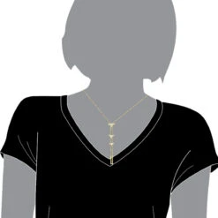 14K White Gold Diamond Triangle Necklace For Women Adjustable By LUXURMAN 0.25ct 19 14K White Gold Diamond Triangle Necklace For Women Adjustable By LUXURMAN 0.25ct -The King Of Accessories jewelry 14k gold diamond triangle necklace for women adjustable by luxurman 025ct bodye