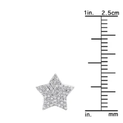 14K White Gold Fully Iced Out Pave Diamond Star Earrings Studs 0.25CT By Luxurman 15 14K White Gold Fully Iced Out Pave Diamond Star Earrings Studs 0.25CT By Luxurman -The King Of Accessories jewelry 14k gold fully iced out pave diamond star earrings studs 025ct by luxurman rulerwh