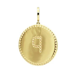 Customizable 14K Yellow Gold Diamond Circle Alphabet Pendant For Women 0.7ct Medallion 9 Customizable 14K Yellow Gold Diamond Circle Alphabet Pendant For Women 0.7ct Medallion -The King Of Accessories jewelry customizable 14k gold diamond circle alphabet pendant for women 07ct medallion backye