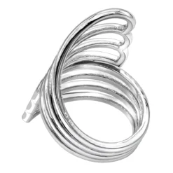 Unique 14K White Gold Butterfly Wings Cocktail Ring For Women By Luxurman 9 Unique 14K White Gold Butterfly Wings Cocktail Ring For Women By Luxurman -The King Of Accessories jewelry unique 14k gold butterfly wings cocktail ring for women by luxurman backwh 1