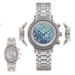 Joe Rodeo Master Diamond Women's Watch Blue MOP 0.90ct -The King Of Accessories joe rodeo master diamond womens watch 090ct p 35835 main2