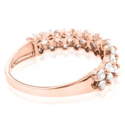 Thin Ladies Designer Diamond Wedding Band 1ct 14K White Gold -The King Of Accessories ladies designer diamond wedding band 096ct 14k gold p 48309 backro