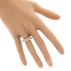 Thin Ladies Designer Diamond Wedding Band 1ct 14K White Gold -The King Of Accessories ladies designer diamond wedding band 096ct 14k gold p 48309 bodwh