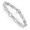 Ladies Diamond Bracelet In Sterling Silver 0.22ct