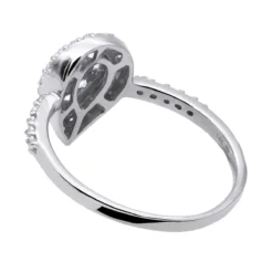 Ladies 14K White Gold Cluster Diamond Ring 0.62ct -The King Of Accessories ladies diamond rings 14k cluster diamond ring 062ct p 6739 backwh 20211228