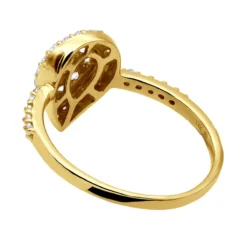 Ladies 14K White Gold Cluster Diamond Ring 0.62ct -The King Of Accessories ladies diamond rings 14k cluster diamond ring 062ct p 6739 backye