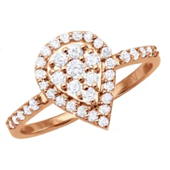 Ladies 14K White Gold Cluster Diamond Ring 0.62ct -The King Of Accessories ladies diamond rings 14k cluster diamond ring 062ct p 6739 ro 20211228