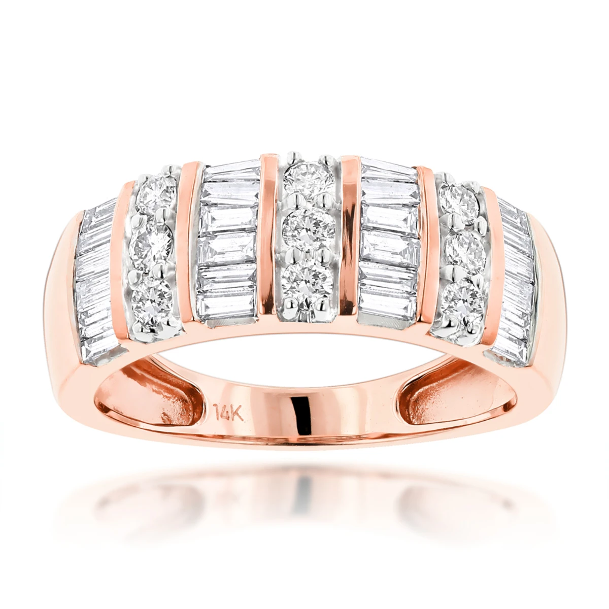 14K Yellow Gold Diamond Ring 1.57ct For Women 3 14K Yellow Gold Diamond Ring 1.57ct For Women - Image 3