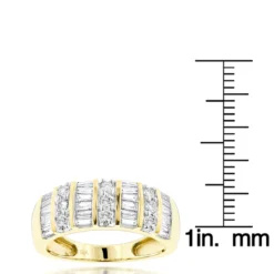 14K Yellow Gold Diamond Ring 1.57ct For Women 11 14K Yellow Gold Diamond Ring 1.57ct For Women -The King Of Accessories ladies diamond rings 14k gold diamond ring 157ct p 6993 rulerye