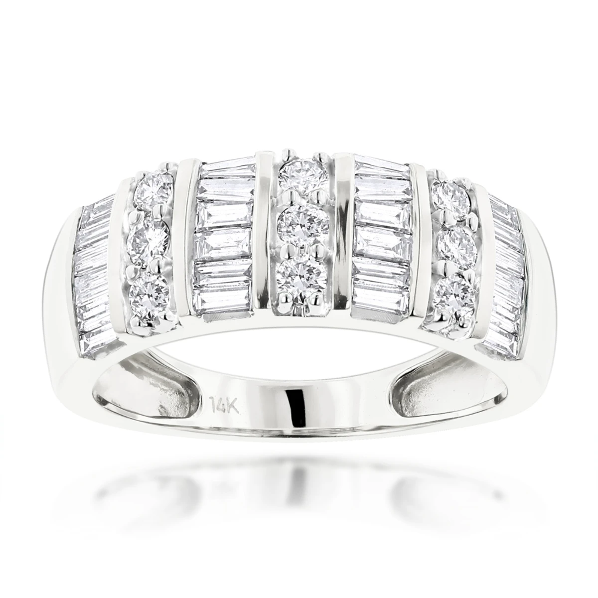 14K Yellow Gold Diamond Ring 1.57ct For Women 2 14K Yellow Gold Diamond Ring 1.57ct For Women - Image 2